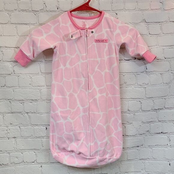 Carter’s Baby Girl Pink Microfleece Wearable Blanket Sleepbag Sleep Sack 0-9M - Picture 2 of 6